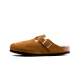 Birkenstock Boston Shearling Suede Mink Birkenstock Boston Shearling Suede Mink