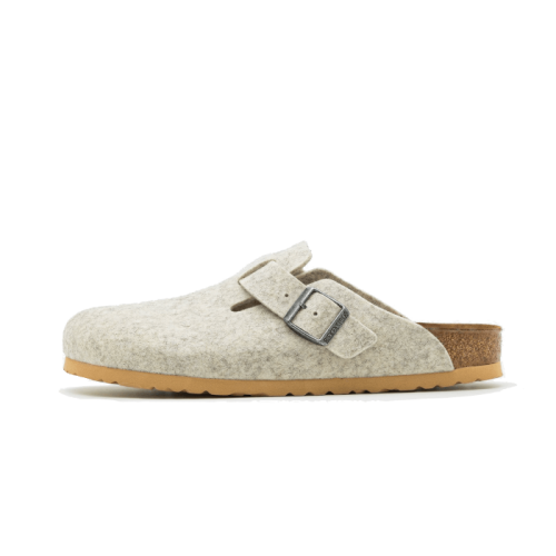 Birkenstock Boston Wool Felt Eggshell Birkenstock Boston Wool Felt Eggshell