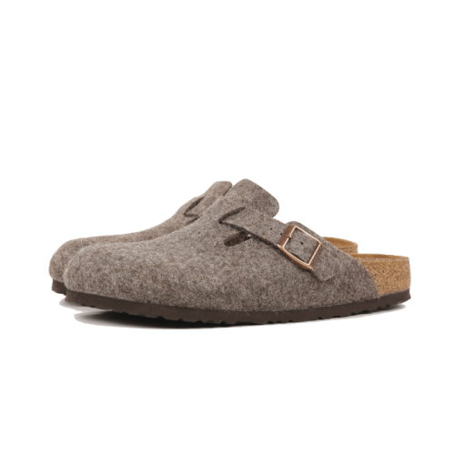 Birkenstock Boston Wool Felt Cacao Birkenstock Boston Wool Felt Cacao