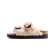 Birkenstock Arizona Big Buckle Shearling Teddy Eggshell Birkenstock Arizona Big Buckle Shearling Teddy Eggshell