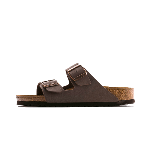Birkenstock Arizona Birko-Flor Nubuck Mocha Birkenstock Arizona Birko-Flor Nubuck Mocha