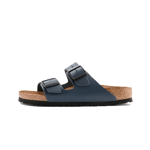Birkenstock Arizona Natural Leather Blue Birkenstock Arizona Natural Leather Blue