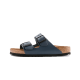 Birkenstock Arizona Natural Leather Blue Birkenstock Arizona Natural Leather Blue
