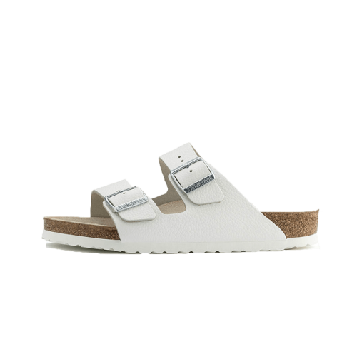 Birkenstock Arizona Natural Leather White Birkenstock Arizona Natural Leather White