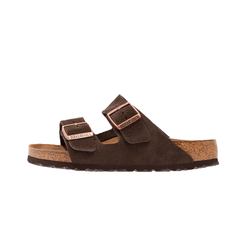 Birkenstock Arizona Suede Leather Soft Footbed Mocha Birkenstock Arizona Suede Leather Soft Footbed Mocha