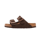 Birkenstock Arizona Suede Leather Soft Footbed Mocha Birkenstock Arizona Suede Leather Soft Footbed Mocha