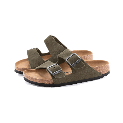 Birkenstock Arizona Suede Leather Thyme Birkenstock Arizona Suede Leather Thyme