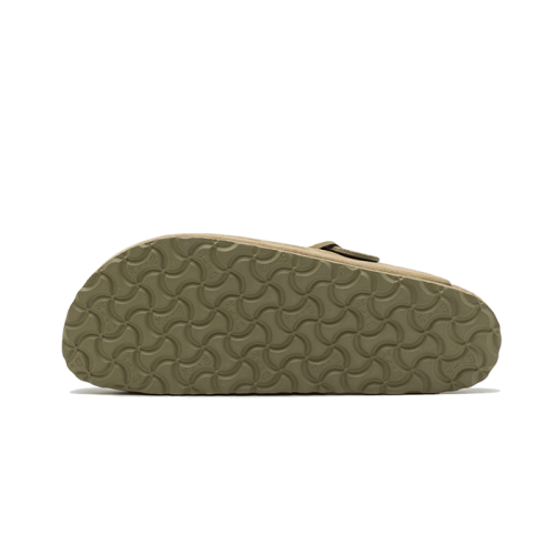 Birkenstock Boston Suede Leather Faded Khaki Birkenstock Boston Suede Leather Faded Khaki