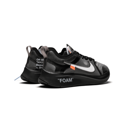 Nike Zoom Fly Off-White Black Silver Nike Zoom Fly Off-White Black Silver