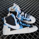 Nike Blazer Mid Sacai White Black Legend Blue Nike Blazer Mid Sacai White Black Legend Blue