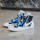 Nike Blazer Mid Sacai White Black Legend Blue Nike Blazer Mid Sacai White Black Legend Blue
