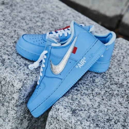 Nike Air Force 1 Low Off-White MCA University Blue Nike Air Force 1 Low Off-White MCA University Blue