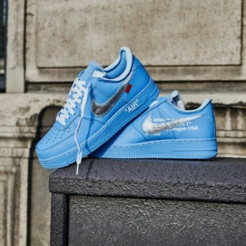 Nike Air Force 1 Low Off-White MCA University Blue Nike Air Force 1 Low Off-White MCA University Blue