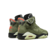 Air Jordan 6 Travis Scott Medium Olive Air Jordan 6 Travis Scott Medium Olive