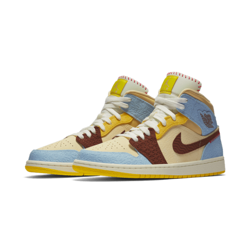 Air Jordan 1 Mid Fearless Maison Château Rouge Air Jordan 1 Mid Fearless Maison Château Rouge