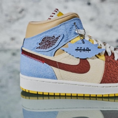 Air Jordan 1 Mid Fearless Maison Château Rouge Air Jordan 1 Mid Fearless Maison Château Rouge