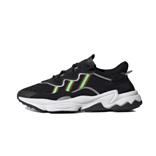 Adidas Ozweego Core Black Solar Green Adidas Ozweego Core Black Solar Green