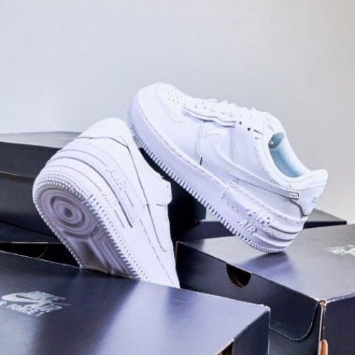 Nike Air Force 1 Shadow Triple White Nike Air Force 1 Shadow Triple White