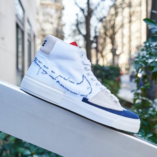 Nike Blazer SB Mid Edge Hack Pack White Nike Blazer SB Mid Edge Hack Pack White