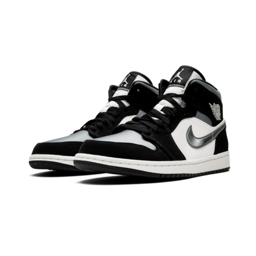 Air Jordan 1 Mid Satin Grey Toe Air Jordan 1 Mid Satin Grey Toe