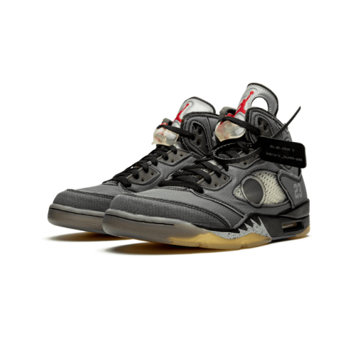 Air Jordan 5 Retro Off-White Black Air Jordan 5 Retro Off-White Black