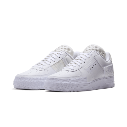 Nike Air Force 1 Low Drop Type Triple White Nike Air Force 1 Low Drop Type Triple White