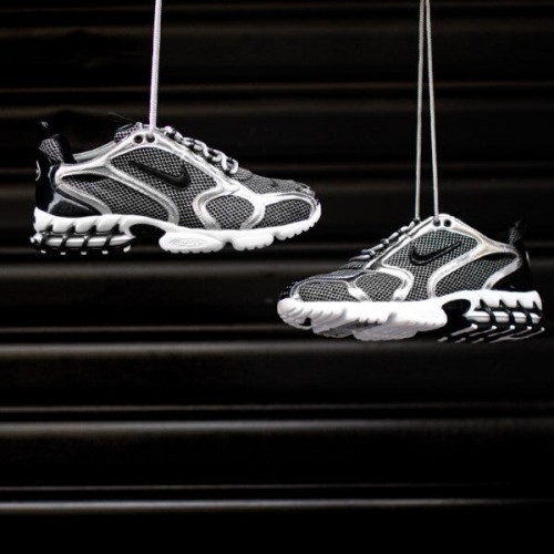 Nike Air Zoom Spiridon Cage 2 Stussy Pure Platinum Nike Air Zoom Spiridon Cage 2 Stussy Pure Platinum