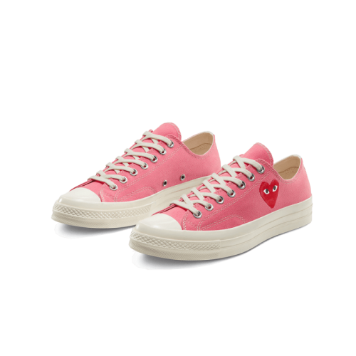 Converse Chuck Taylor All-Star 70s Ox Comme des Garçons PLAY Bright Pink Converse Chuck Taylor All-Star 70s Ox Comme des Garçons PLAY Bright Pink