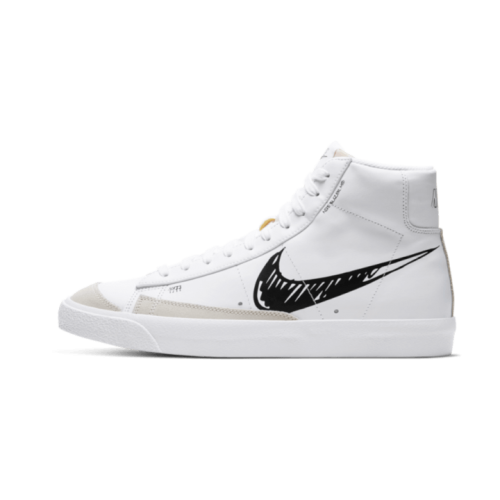 Nike Blazer Mid Sketch Black Swoosh Nike Blazer Mid Sketch Black Swoosh