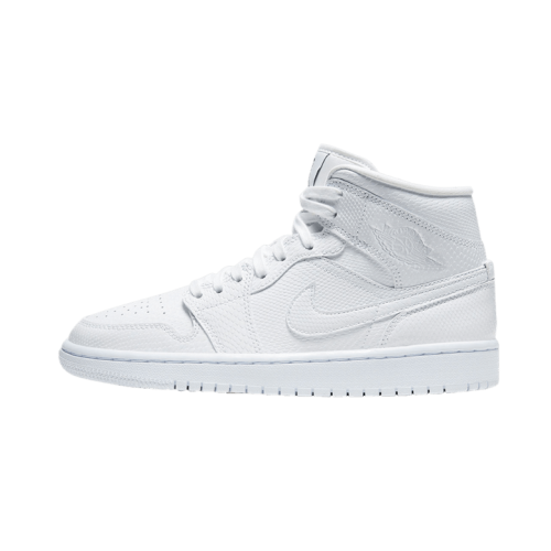 Air Jordan 1 Mid White Snakeskin Air Jordan 1 Mid White Snakeskin