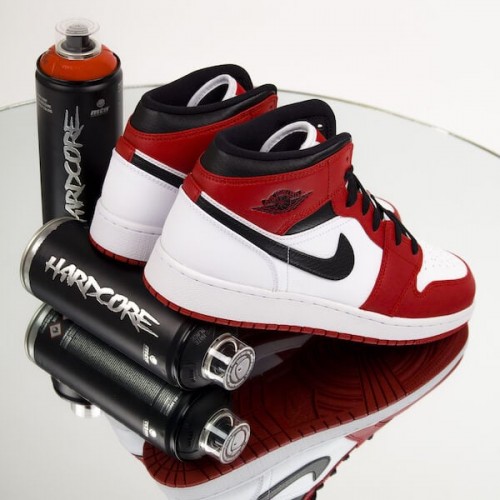 Air Jordan 1 Mid Chicago White Air Jordan 1 Mid Chicago White