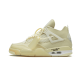 Air Jordan 4 Retro Off-White Sail Air Jordan 4 Retro Off-White Sail