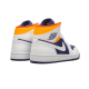 Air Jordan 1 Mid White Laser Orange Deep Royal Blue Air Jordan 1 Mid White Laser Orange Deep Royal Blue