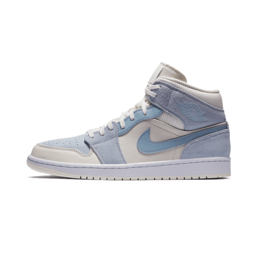 Air Jordan 1 Mid Mixed Textures Blue Air Jordan 1 Mid Mixed Textures Blue