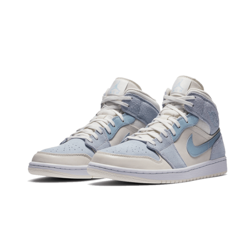 Air Jordan 1 Mid Mixed Textures Blue Air Jordan 1 Mid Mixed Textures Blue