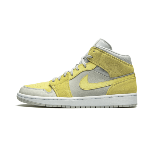 Air Jordan 1 Mid Mixed Textures Yellow Air Jordan 1 Mid Mixed Textures Yellow