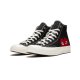 Converse Chuck Taylor All-Star 70s Hi Comme des Garçons PLAY Black Converse Chuck Taylor All-Star 70s Hi Comme des Garçons PLAY Black