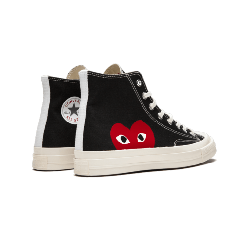 Converse Chuck Taylor All-Star 70s Hi Comme des Garçons PLAY Black Converse Chuck Taylor All-Star 70s Hi Comme des Garçons PLAY Black