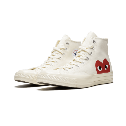 Converse Chuck Taylor All-Star 70s Hi Comme des Garçons PLAY White Converse Chuck Taylor All-Star 70s Hi Comme des Garçons PLAY White