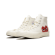 Converse Chuck Taylor All-Star 70s Hi Comme des Garçons PLAY White Converse Chuck Taylor All-Star 70s Hi Comme des Garçons PLAY White