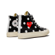 Converse Chuck Taylor All-Star 70s Hi Comme des Garçons PLAY Polka Dot Black Converse Chuck Taylor All-Star 70s Hi Comme des Garçons PLAY Polka Dot Black