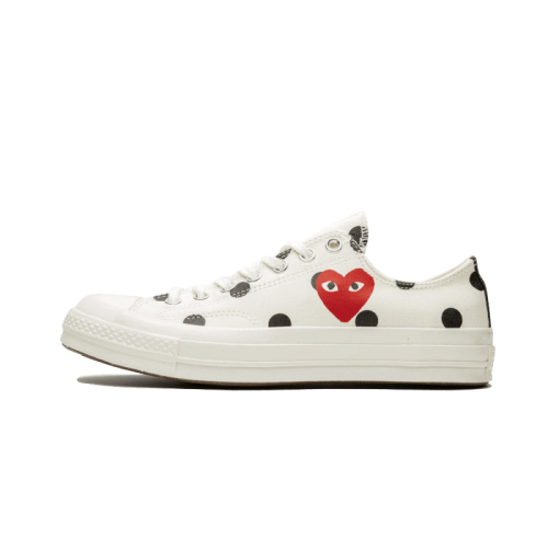 Converse Chuck Taylor All-Star 70s Ox Comme des Garçons PLAY Polka Dot White Converse Chuck Taylor All-Star 70s Ox Comme des Garçons PLAY Polka Dot White