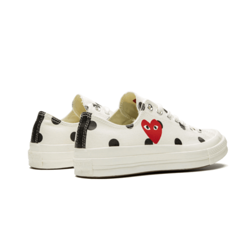 Converse Chuck Taylor All-Star 70s Ox Comme des Garçons PLAY Polka Dot White Converse Chuck Taylor All-Star 70s Ox Comme des Garçons PLAY Polka Dot White