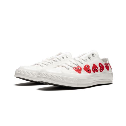 Converse Chuck Taylor All-Star 70s Ox Comme des Garçons PLAY Multi-Heart White Converse Chuck Taylor All-Star 70s Ox Comme des Garçons PLAY Multi-Heart White