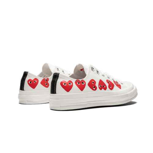 Converse Chuck Taylor All-Star 70s Ox Comme des Garçons PLAY Multi-Heart White Converse Chuck Taylor All-Star 70s Ox Comme des Garçons PLAY Multi-Heart White