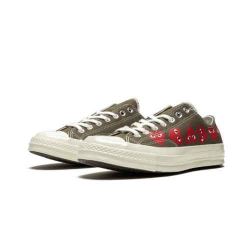 Converse Chuck Taylor All-Star 70s Ox Comme des Garçons PLAY Multi Heart Green Converse Chuck Taylor All-Star 70s Ox Comme des Garçons PLAY Multi Heart Green