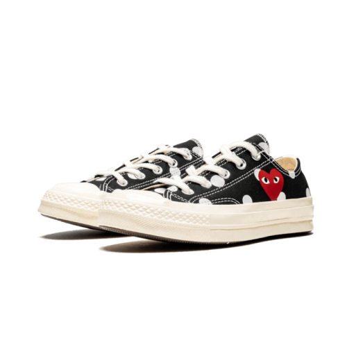 Converse Chuck Taylor All-Star 70s Ox Comme des Garçons PLAY Polka Dot Black Converse Chuck Taylor All-Star 70s Ox Comme des Garçons PLAY Polka Dot Black