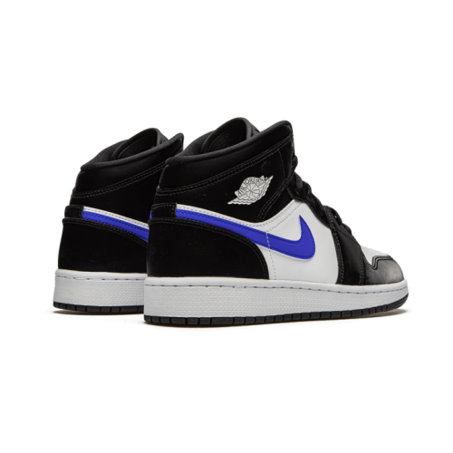 Air Jordan 1 Mid Black Racer Blue White Air Jordan 1 Mid Black Racer Blue White