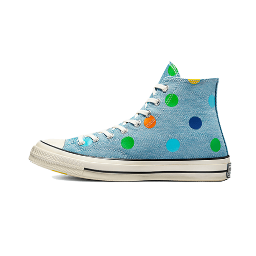 Converse Chuck Taylor All-Star 70s Hi Golf Wang Denim Polka Dots Converse Chuck Taylor All-Star 70s Hi Golf Wang Denim Polka Dots