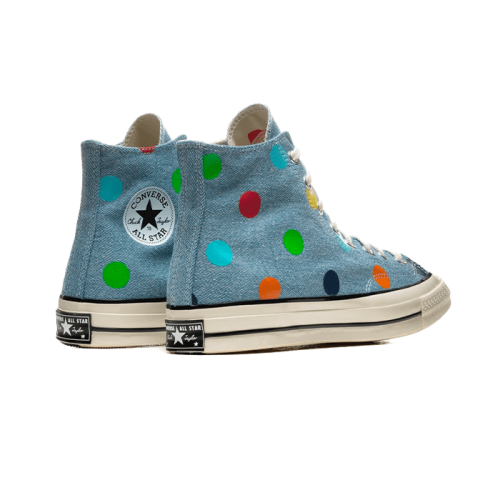 Converse Chuck Taylor All-Star 70s Hi Golf Wang Denim Polka Dots Converse Chuck Taylor All-Star 70s Hi Golf Wang Denim Polka Dots